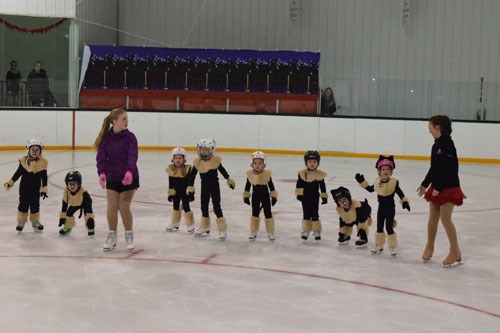 An adorable group of young skaters came out to showcase their new talents acquired over their year of lessons on the ice in Arcola for the annual Ice Show.