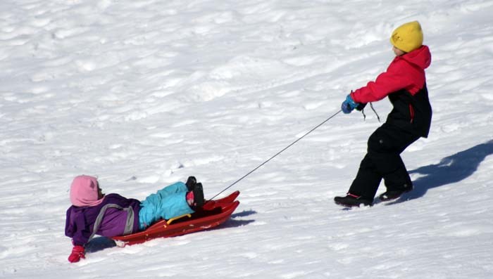 Above seasonal temperatures had Yorktonites out over the weekend enjoying numerous outdoor activities including sledding at Rodney Ridge. The nice weather is supposed to hold for the next two weeks according to Environment Canada.