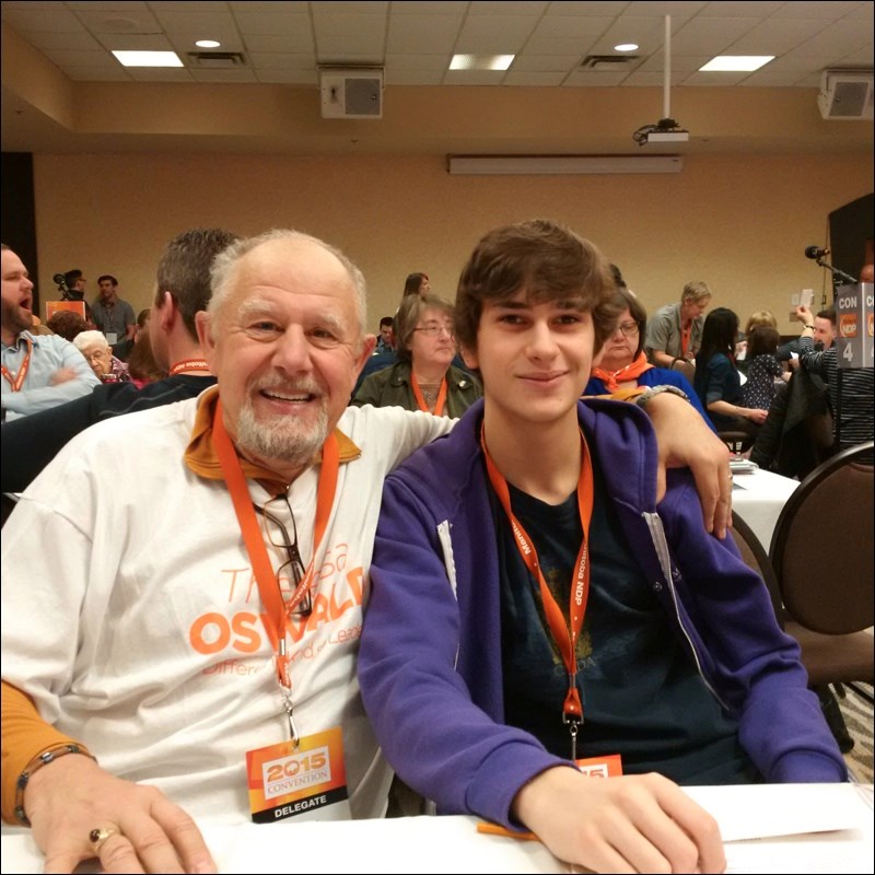 Clarence Pettersen and Brandon Kolt NDP leadership