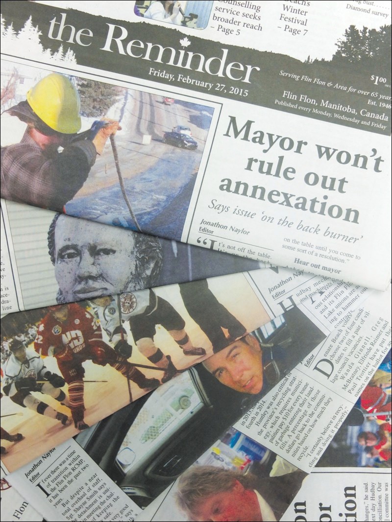 The Reminder covers 2015