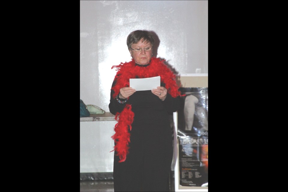 Meryl Guymer was one of a dozen women reading at this year’s Vagina Monologues in support of the Women’s Safe Haven.