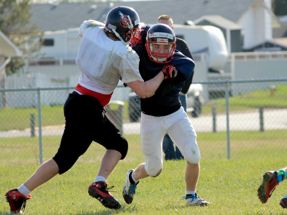 ECS elecs football camp, spring 2015