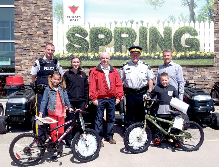 Bike safety contest winners