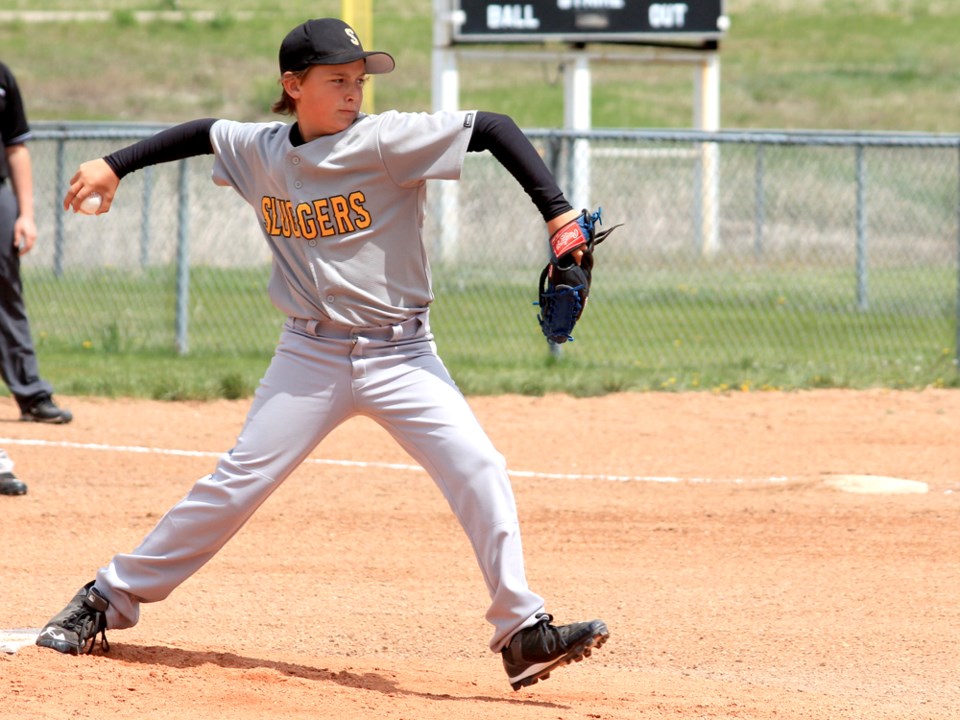 sluggers pitcher hayden lavoie