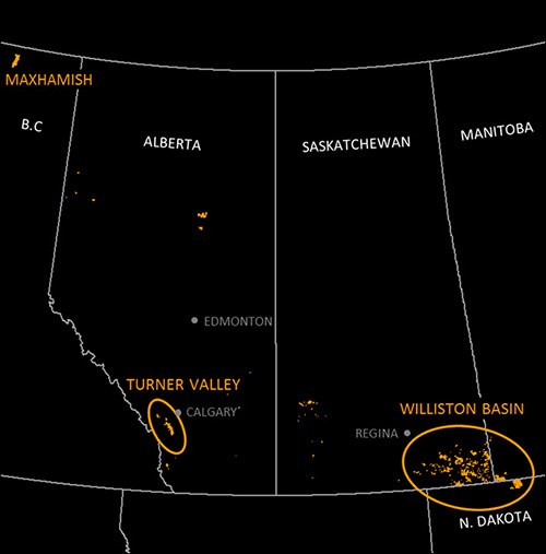 Legacy Oil and Gas land according to their website
