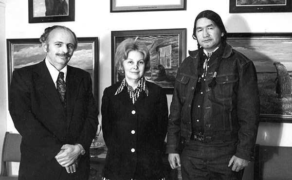 Dr. Allan Gonor, Ruth Gonor and Allen Sapp