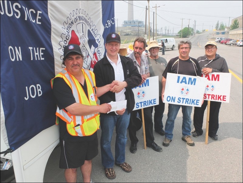 IAM Local 1848 president Rene Beauchamp