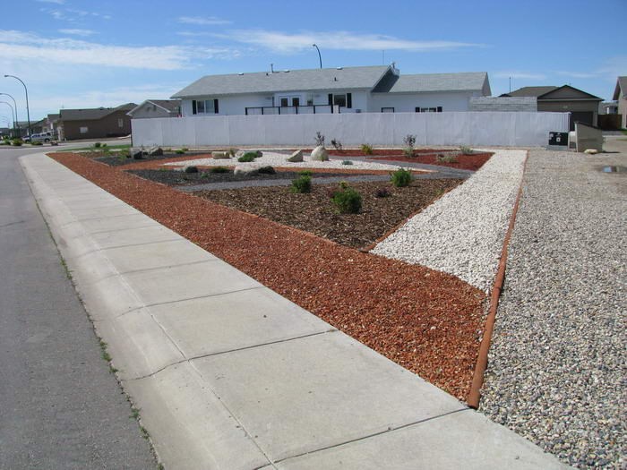 A Xeriscaping project in northeast Yorkton.