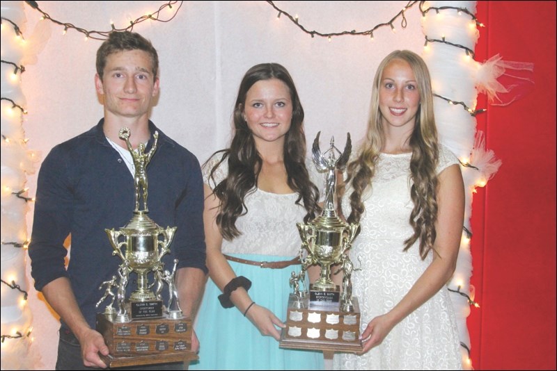 Devon Puchailo, Sierra Kopachinski and Candace Whitford