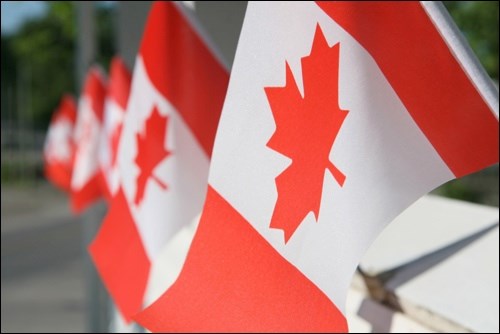 Canadian flag pic