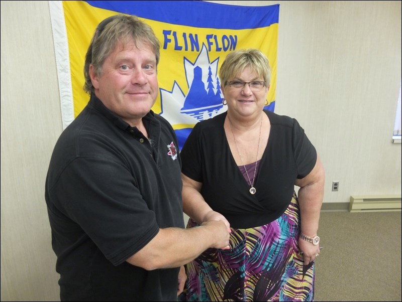 Mayor Cal Huntley and Coun. Karen MacKinnon