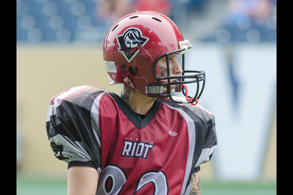 Defensive back Ariel Blondeau is hoping to earn a larger role with the Regina Riot in her third season with the WWCFL club in 2016.