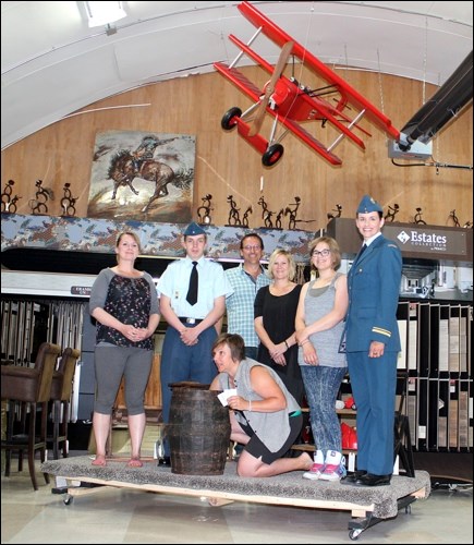 Draw Winners — Squadron No. 43 Air Cadets of the Battlefords made raffle draws June 27. The prizes were a $1,800 travel voucher, $750 gift card for Empress Furniture, $500 gift card for The Carpet Superstore, $100 gift card for Porta Bella Restaurant and $50 gift card for Porta Bella Restaurant. The Air Cadets also had a 50/50 add-on raffle and the winner won $1,432.