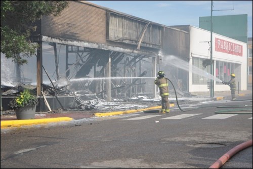 bargain shop fire