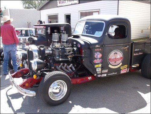 Older vintage trucks on display. Photos by Lorraine Olinyk