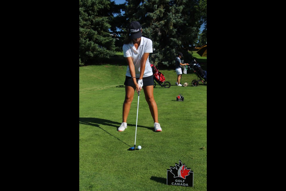 Canadian Junior Girls – Around 100 of the best young women golfers from across Canada are at Deer Park competing in the Canadian Junior Girls Championship. One of those golfers is Ye Ji Lim from Langley B.C., pictured teeing off. This year’s Canadian Junior Girls Champion will receive an exemption into the 2016 Canadian Women’s Amateur Championship, as well as each of the 2016 Canadian Women’s Tour events.