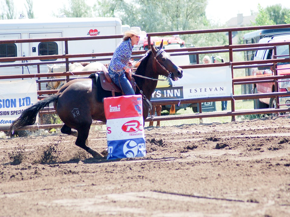 Crossley Barrel Racing ... on a horse