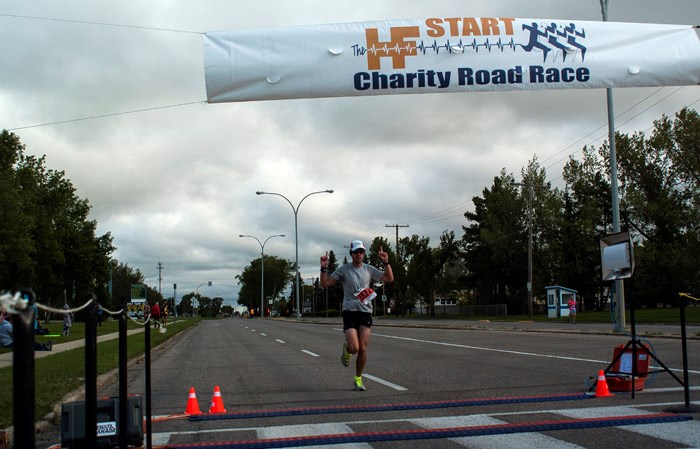 Beat Beethoven The ninth annual Health Foundation Charity Road Race took place early Sunday morning, with 257 registered participants for the half marathon, 10 km relay, 5 km run, 2 km jr run and community walk. Routes for runners were exceedingly pleasant, as they were a perfect mix of asphalt and gravel running. Runners were encouraged to receive pledges, with all proceeds raised going towards medical equipment. The Charity race sees steady funds each year with totals of $30 000 - $40 000. This year a challenge was given out to runners. Finishing medals were awarded to those who could finish the 5 km course before the end of Beethoven’s 5th Symphony, a total of 33 minutes. The first finisher of the 5 km course was Shawn McLean, with a time of 14 minutes. The first finisher of the half marathon was Stephen Smit with a time of 1 hour, 23 minutes. Runners enjoyed breakfast and awards after finishing their courses. Yorkton’s Charity Road Race is part of a provincial campaign, where runners get points for each race in each city featured along the map. Runners with the most points at the end move on to compete at the national level. Yorkton is the last stop on the map.