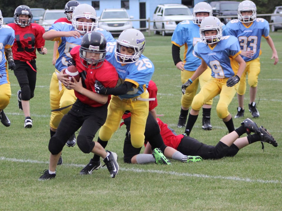 chargers peewee football 2015