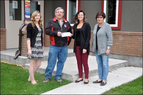 Boys and Girls Club Boost— CUPE Local 5111, representing members in the Prairie North Regional Health Authority, has made a donation of $1,400 to the Battlefords Boys and Girls Club. The donation was made from money raised at the CUPE Health Care conference in North Battleford June 2 to 4.