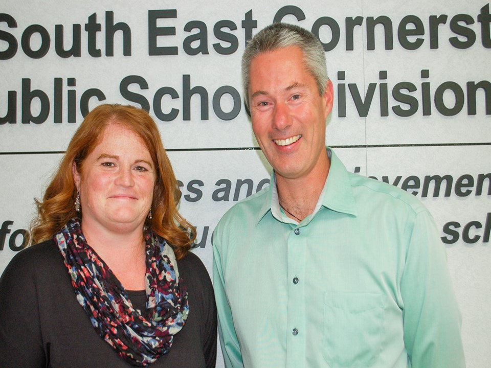 Sara Pippus and DAVID GILINGHAM BOARD MEMBERS HILLCREST SCHOOL