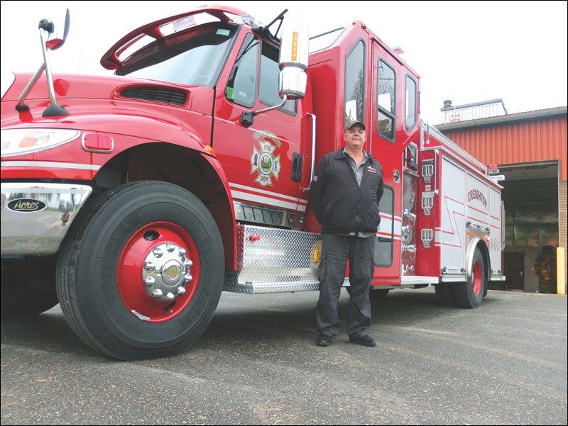 Creighton Fire Chief Rob Larocque