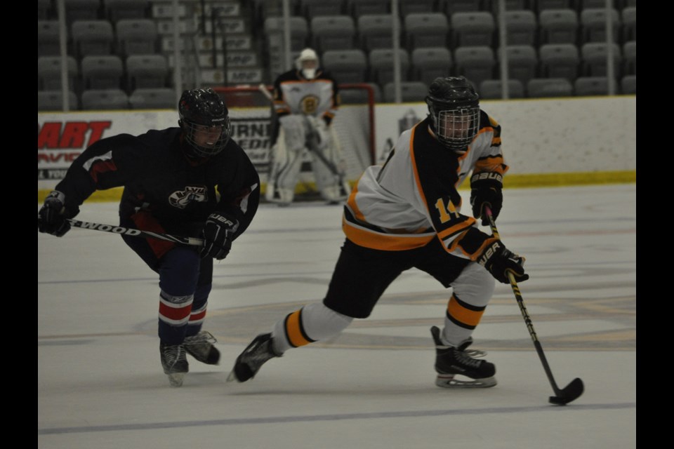 The Apex Bruins were eliminated from the playoffs on Sunday.