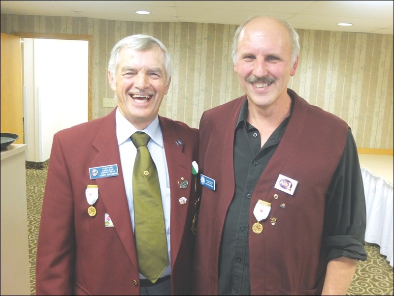 Terry McLennan and John Kuzub each received the District Governor’s Award.