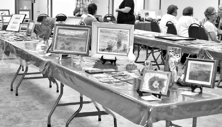 The Preeceville Art Group organized an art display on July 6.