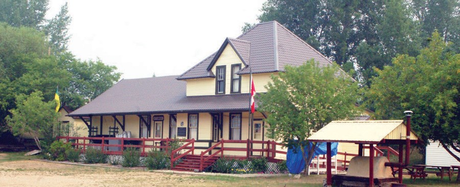 The Sturgis Station House ﬁnished renovations to the roof on July 10.