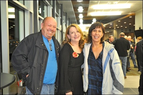 Two of Claire Lynch's newest fans are Morris Phillips and Camille Brunet, who attended Sunday's performance by the Claire Lynch Band at the Dekker Centre.