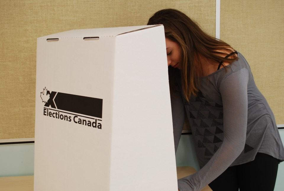 Casting their vote