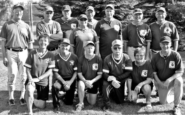 The Assiniboine Golden Aces senior slo-pitch team