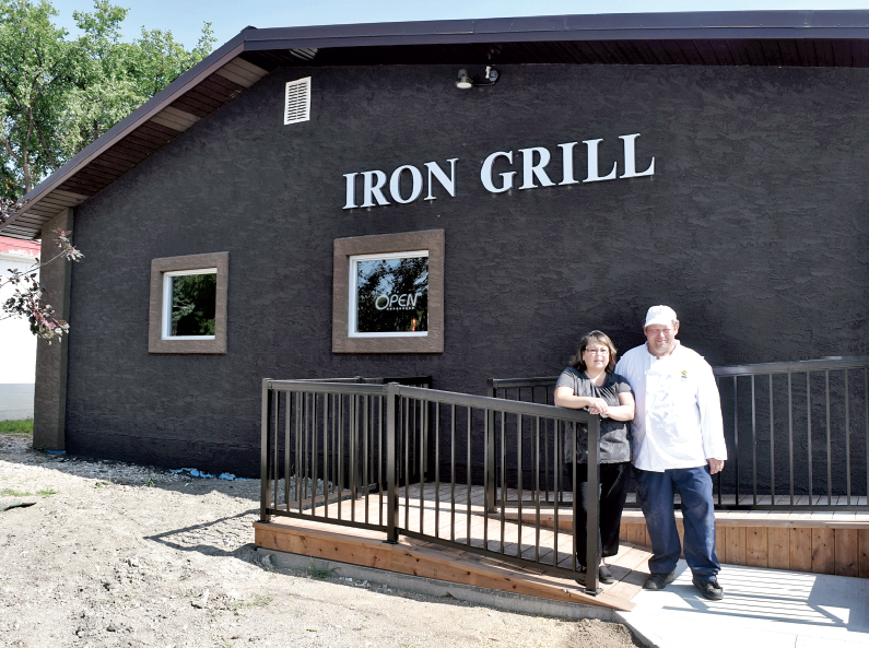 Lisa and Craig Kosokowsky of Kamsack, who have been working in the food service industry in the community for more than 20 years, opened their restaurant, the Iron Grill, on main street in Kamsack on August 10.