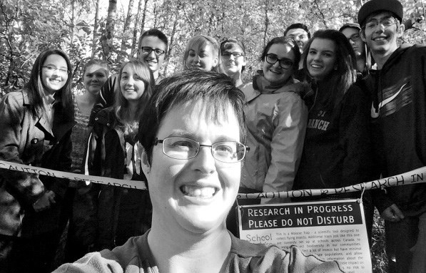 The Preeceville Biology 30 class and its teacher Heidi Paterson have started a unique project – malaise Trap – collecting bugs.