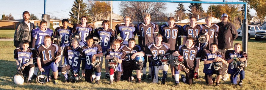 The Preeceville Panthers junior football team