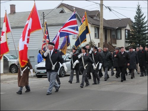 Remembrance Day parade.