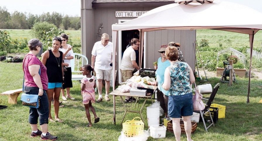 Driving by on Highway No. 57, to and from Kamsack and Duck Mountain Provincial Park, many motorists are enticed to stop by the Natural Reflexions Market to see what produce, baking and locally-produced arts and crafts are available.