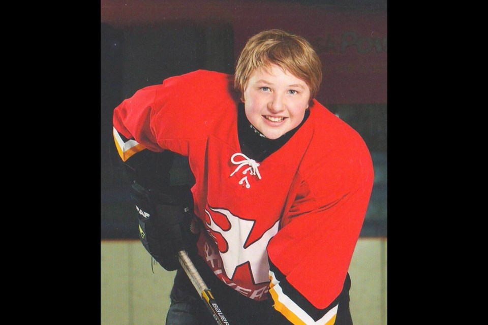 A keen hockey player, Teddy Hudye of Kamsack suffered a spinal cord injury when riding his dirt bike in April and is now taking therapy at a Regina wellness centre which costs $80 an hour. A benefit function is being planned for him on New Year’s Eve in Kamsack to help pay the costs of his therapy.