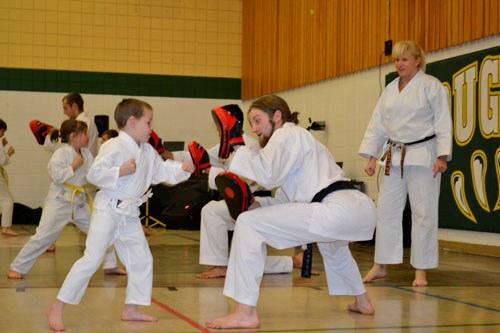 Moose Mountain Wado Kai Karate marked 30 years on Nov. 20 and 21. During the two-day event, the club hosted members of Canada's national karate team, held a tournament and clinics with participants from across Canada, and celebrated with a Friday night dance. “The hospitality  has been great,” says Sensei Heather Fidyk of Calgary, who is now a national team coach and senate member of the Shintani Wado Kai Karate Federation. “I first came to this tournament during the club's second year, and I've been back for lots of tournaments since then. It's great to be here for the club's 30th anniversary.”(