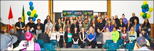North West College scholarship recipients for the Battlefords campus attended a ceremony Nov. 20. Photo submitted