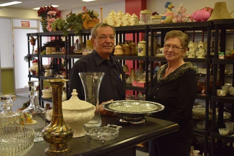 This week Eugene and Joan Tataryn of Kamsack opened Penny’s Liquidation in the former SaskPower building on main street. The store features auction and garage sale items, antiques and merchandise from large retail chains that have been overstocked.