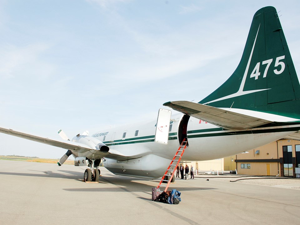 A plane near estevan