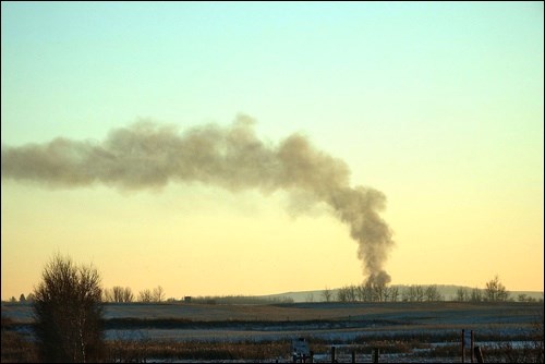 winter rural scene pic