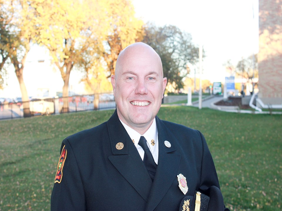 Former fire chief Shane Code