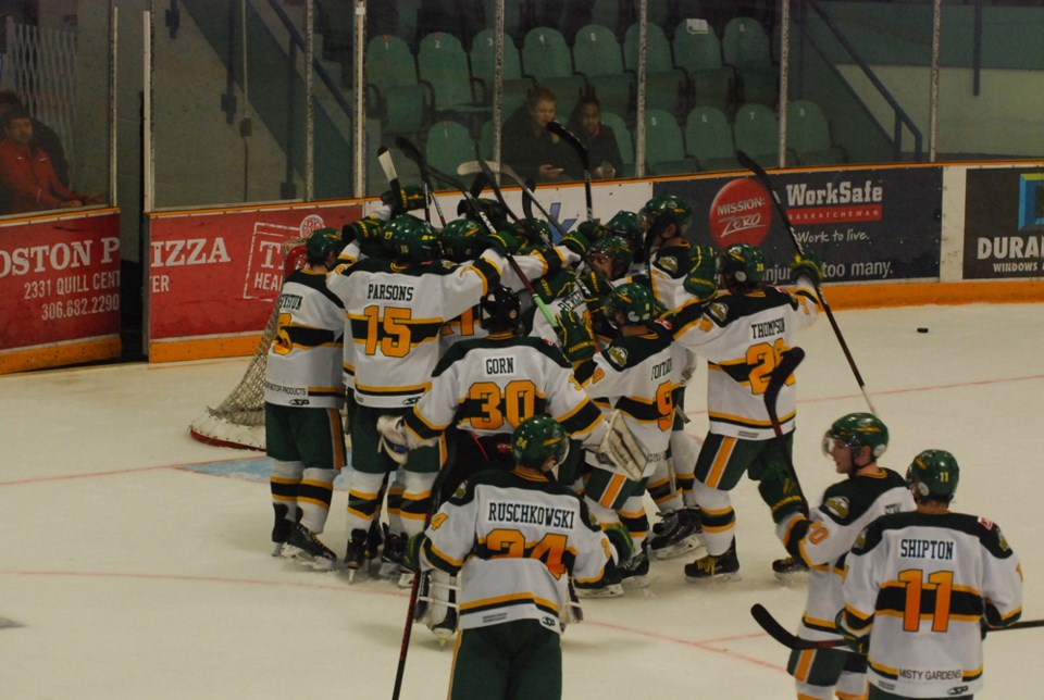 Broncos celebrate victory