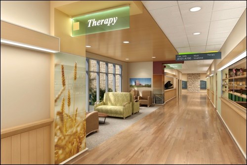 An artist's rendering of the interior of the new SHNB. Photo submitted