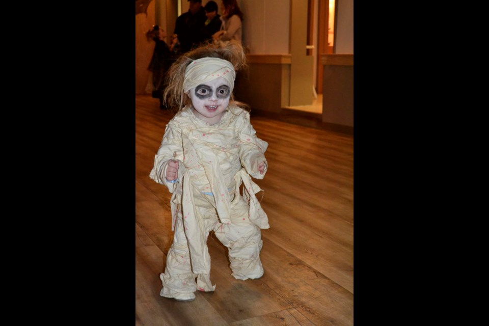 This past year saw one of the cutest zombie babies out and about for Hallowe’en.