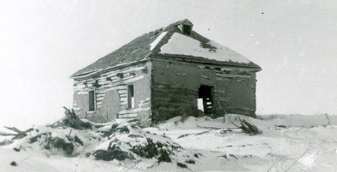 Pioneer log house