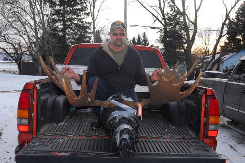 Darcy Rewakowsky submitted a large set of moose antlers for measuring at the annual antler measuring day of the Canora SWF branch on December 6.